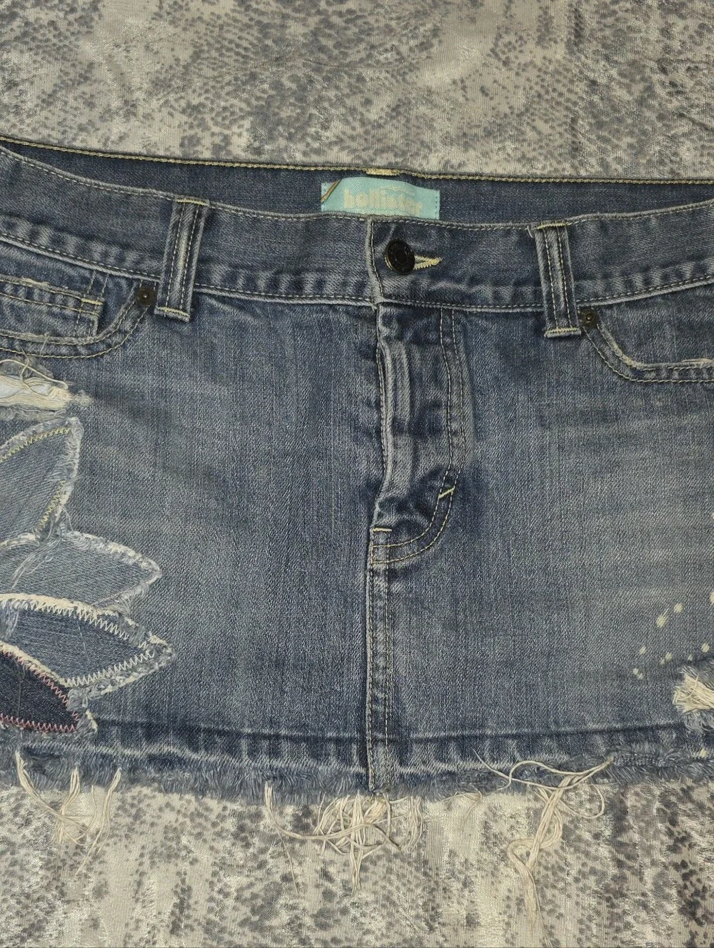 Hollister Blue Denim Skirt - Picture 6 of 8